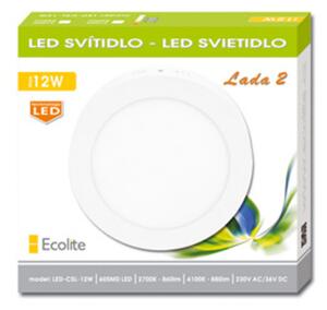 Ecolite SMD kruh přisazený 30cm, 25W, 2700K, IP20, 2240Lm LED-CSL-25W/2700