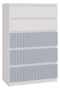 Topeshop M5 FR BLUE KPL, Modrá, Bílá, 5 zásuvka/zásuvek, Dřevotřískové desky, 700 mm, 400 mm, 1095 mm