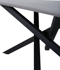 Jídelní stůl Piazza, černý, 90x180