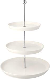 Silvercrest® Porcelánový etažér, 3patrový (kruhová) (100413747001)