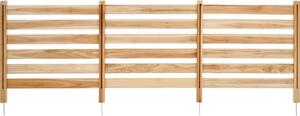 SucceBuy dřevěný plot 3 panely plot plot soukromí obrazovka 914x914mm