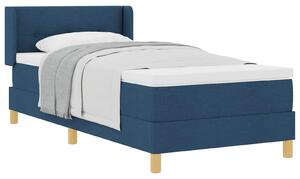 Postel s boxspringem s polštářem Modrá 200 x 100 cm textil 3341285