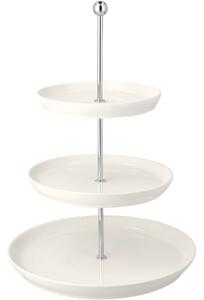 Silvercrest® Porcelánový etažér, 3patrový (kruhová) (100413747001)