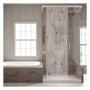 Voděodolná samolepka do sprchy Ambiance Romantic, 120 x 35 cm