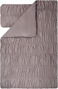 Livarno® Ložní povlečení z mikrovláknitého saténu, 140 x 200 cm, 70 x 90 cm (šedohnědá) (100411566002)