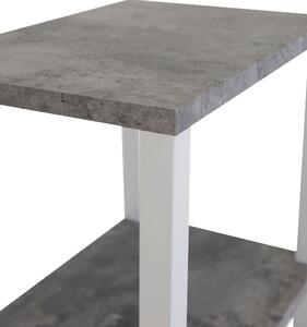 Noční stolek Rise, bílý, 30x45