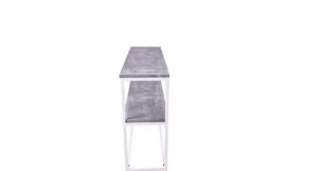 Odkládací stolek Rise, bílý, 30x110