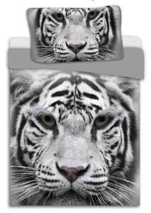 3D povlečení černobílá - Tygr