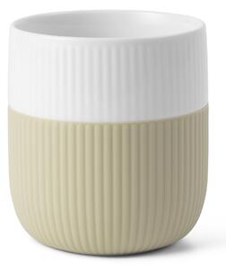 Porcelánový hrnek Fluted Contrast Sand 350 ml
