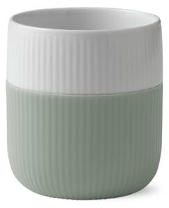Porcelánový hrnek Fluted Contrast Lichen 350 ml
