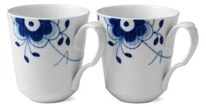 Porcelánový hrnek s ouškem Blue Fluted Mega 380 ml – set 2 ks