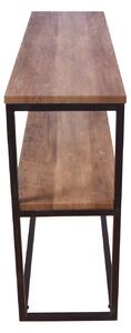 Odkládací stolek Rise, ořechová barva, 30x110