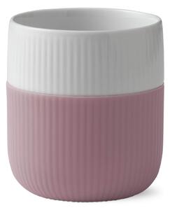 Porcelánový hrnek Fluted Contrast Rose 350 ml