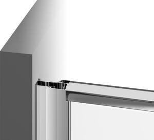 Ravak - Sprchové dveře jednodílné Nexty NDOP1-80 - černá, transparentní sklo