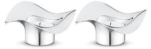 Svícen na čajovou svíčku Cobra Mirror – set 2 ks