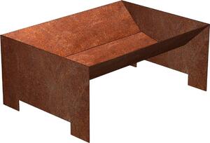 CORGARDEN Strato Zahradní ohniště 50 x 70 x 30 cm, corten CORGARDEN 1018
