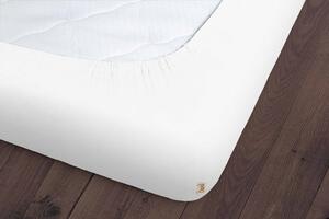 Jersey prostěradlo bílé na výšku matrace do 20 cm Rozměry: 70 x 160