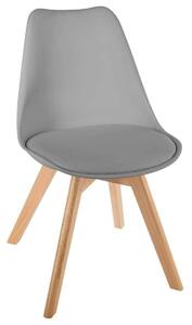 Židle s dřevěnýma nohama, krásná židle v minimalistickém stylu