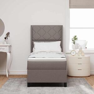 Postel s boxspringem s polštářem Taupe 200 x 80 cm textil 3341676