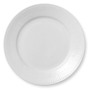 Porcelánový talíř White Fluted 22 cm