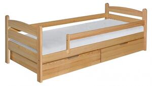 Dětská postel z MASIVU 200x90cm SE ŠUPLÍKY - MARY