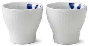 Porcelánové stojánky na vejce Blue Fluted Mega – set 2 ks