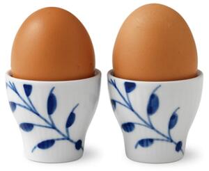 Porcelánové stojánky na vejce Blue Fluted Mega – set 2 ks