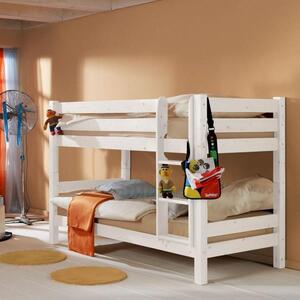 Dětská PATROVÁ postel BARČA 180x80 cm - bílá
