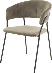 Zatalo Velvet Jídelní židle Laverna Beige