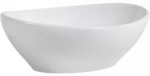 CERANO - Keramické umyvadlo na desku Giorgio - bílá lesklá - 41x33 cm