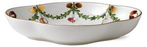 Vánoční servírovací talíř Star Fluted Christmas 22 cm