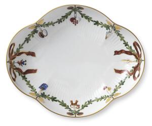 Vánoční servírovací talíř Star Fluted Christmas 22 cm