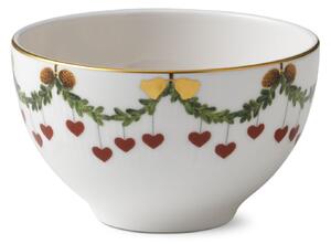 Vánoční porcelánová miska Star Fluted Christmas 300 ml