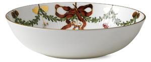 Vánoční porcelánová mísa Star Fluted Christmas 24 cm