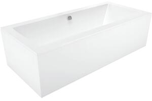 TUANA - Univerzální boční panel pro obdelníkové vany - bílá lesklá - 70 cm