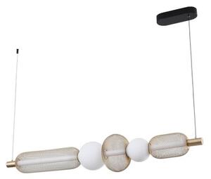 LED závěsné svítidlo 3200 lm 3000-5700K zlaté Zuma Line SAAR MD2596-5B-3BGT