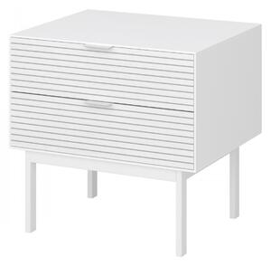 Noční stolek SOMA 4120020 bílá/masiv bílá