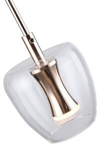 LED závěsné svítidlo 350 lm 3000K černě zlaté Zuma Line NELSON MD2291-1A-3BGN