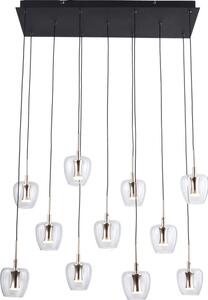 LED závěsné svítidlo 3900 lm 3000K černě zlaté Zuma Line NELSON MD2291-11B-3BGT