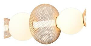 LED závěsné svítidlo 3200 lm 3000-5700K zlaté Zuma Line SAAR MD2596-5B-3BGT
