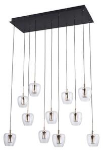 LED závěsné svítidlo 3900 lm 3000K černě zlaté Zuma Line NELSON MD2291-11B-3BGT