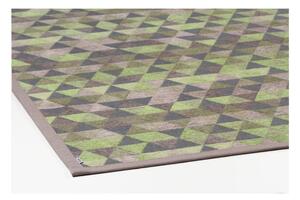 Zelený vzorovaný oboustranný koberec Narma Luke, 70 x 140 cm