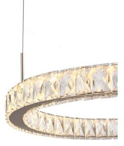 LED závěsné svítidlo 4200 lm 3000K zlaté s křišťálovým efektem Zuma Line GIRONA MD3713-2-3GT