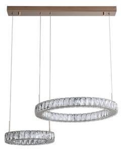 LED závěsné svítidlo 4200 lm 3000K zlaté s křišťálovým efektem Zuma Line GIRONA MD3713-2-3GT