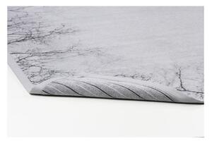 Šedý oboustranný koberec Narma Puise Silver, 80 x 250 cm