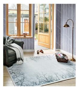 Šedý oboustranný koberec Narma Puise Silver, 80 x 250 cm