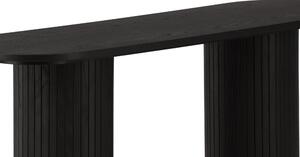 Odkládací stolek Bianca, černý, 40x130
