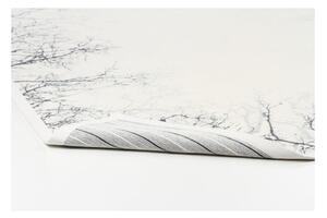 Bílý vzorovaný oboustranný koberec Narma Puise, 70 x 140 cm