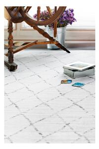 Bílý vzorovaný oboustranný koberec Narma Vao, 70 x 140 cm