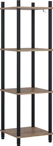 Rohová police Vicco Bivio Zlatý dub power/antracit 30 x 102.5 cm 4 police, Model 57481